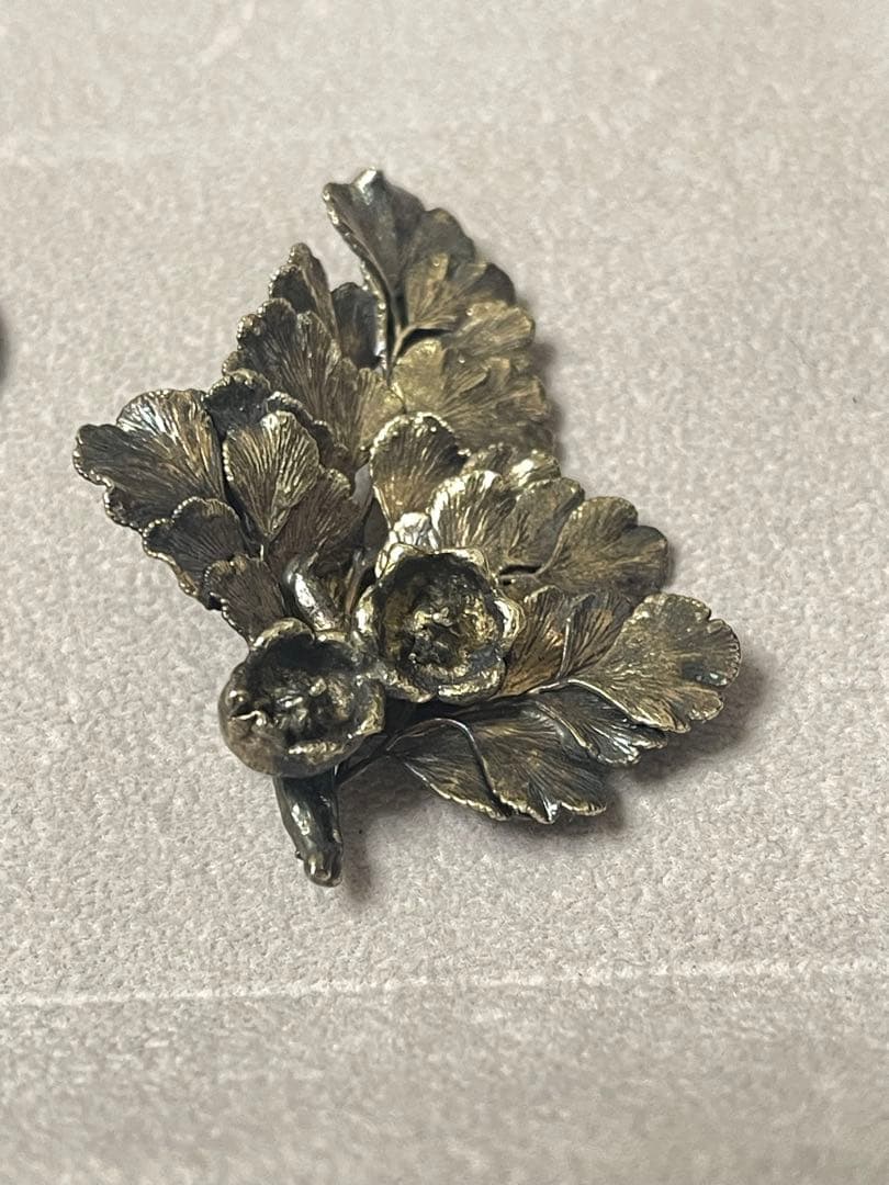 FLORA DANICA EGGERT フローラダニカヴィンテージリーフブローチ