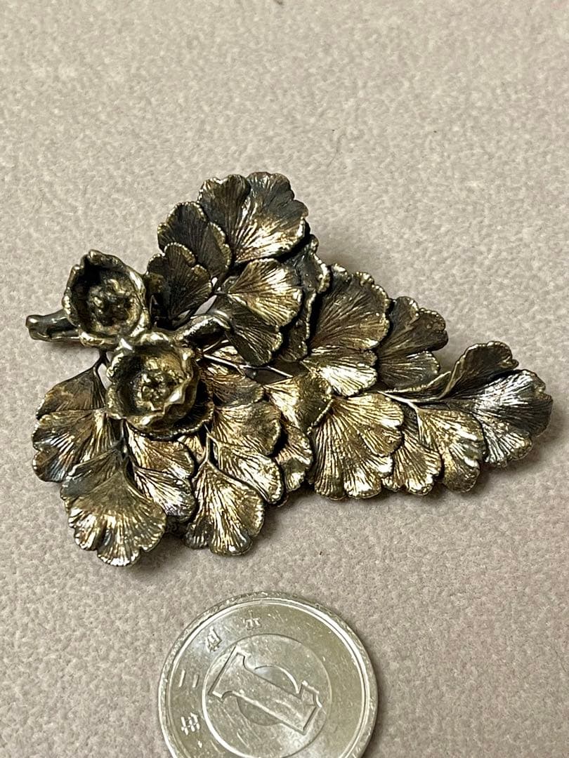 FLORA DANICA EGGERT フローラダニカヴィンテージリーフブローチ