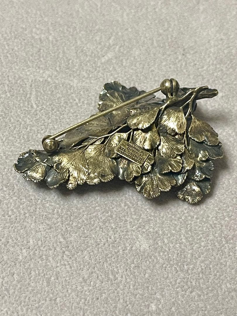 FLORA DANICA EGGERT フローラダニカヴィンテージリーフブローチ