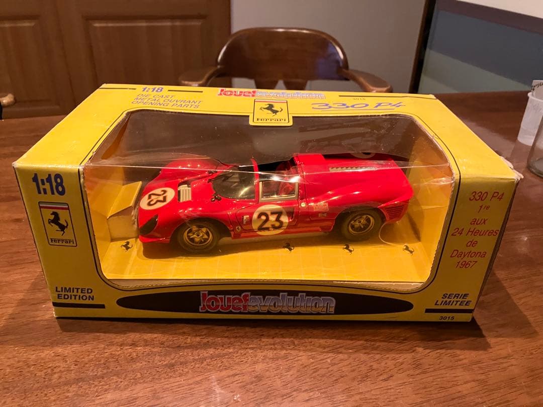 JouefevolutionFerrari330P41/18ダイキャストレッド