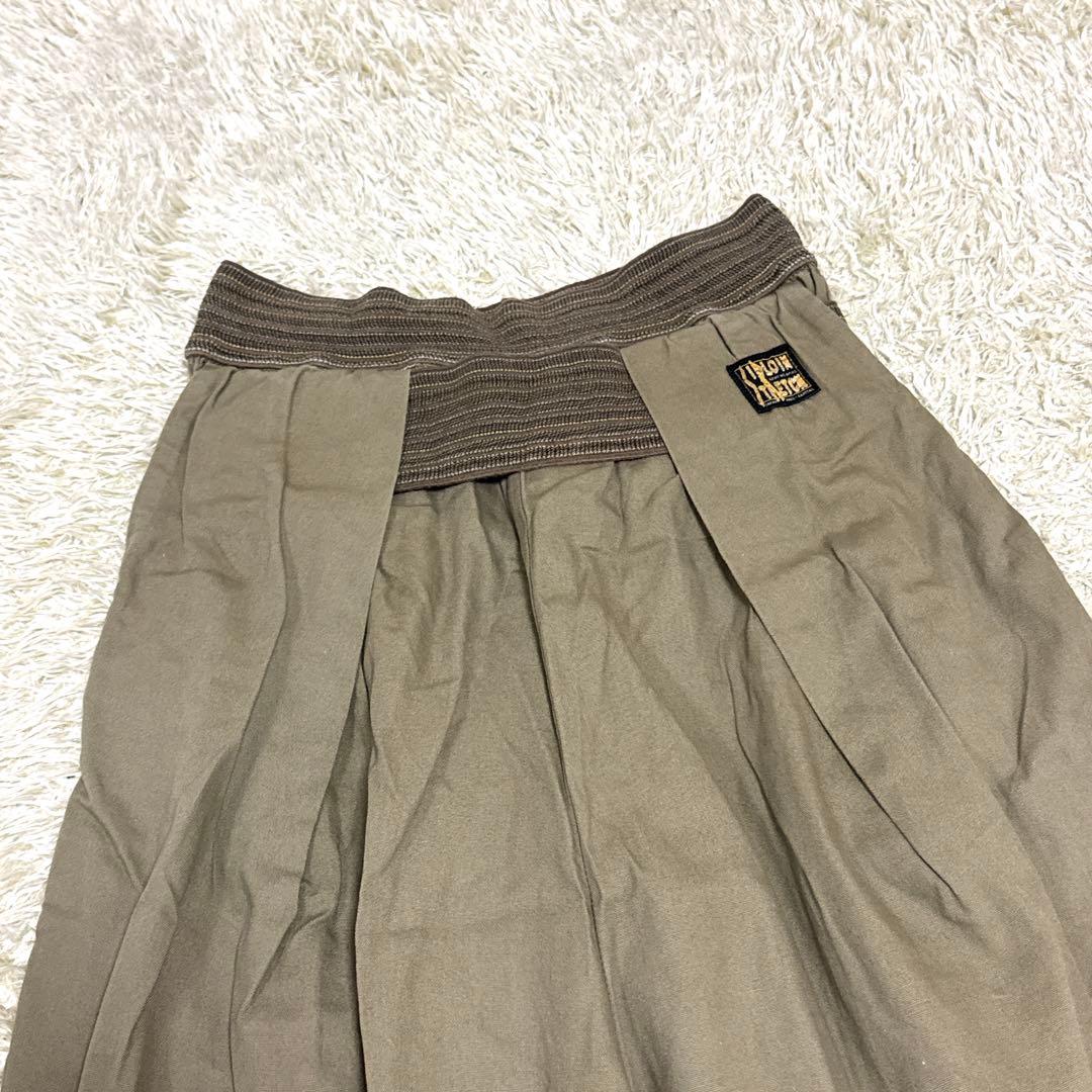 KAPITAL キャピタル シモキタジャンボパンツ カーキ M