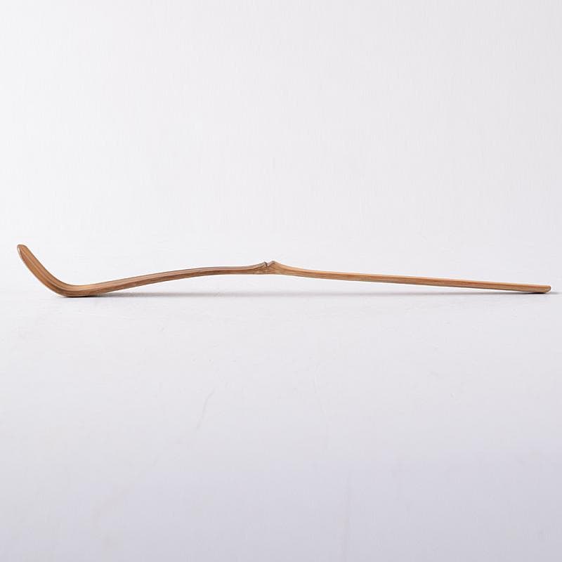 茶道具　裏千家十四代淡々斎　自作茶杓　銘和楽　仕覆付　共筒共箱　M　R8738