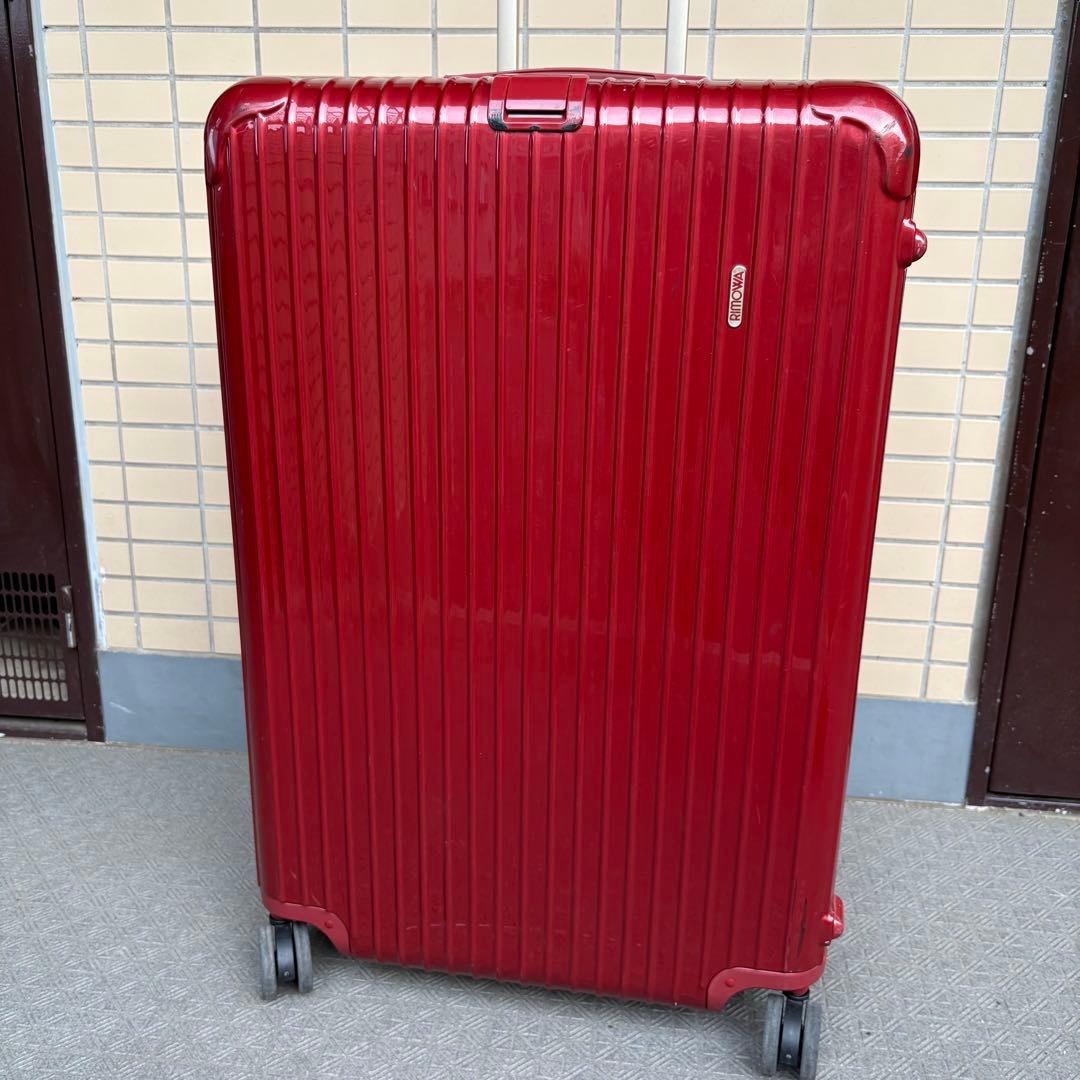 入手困難 廃盤品 リモワ サルサデラックス 大容量 873.7 7泊以上 レッド
