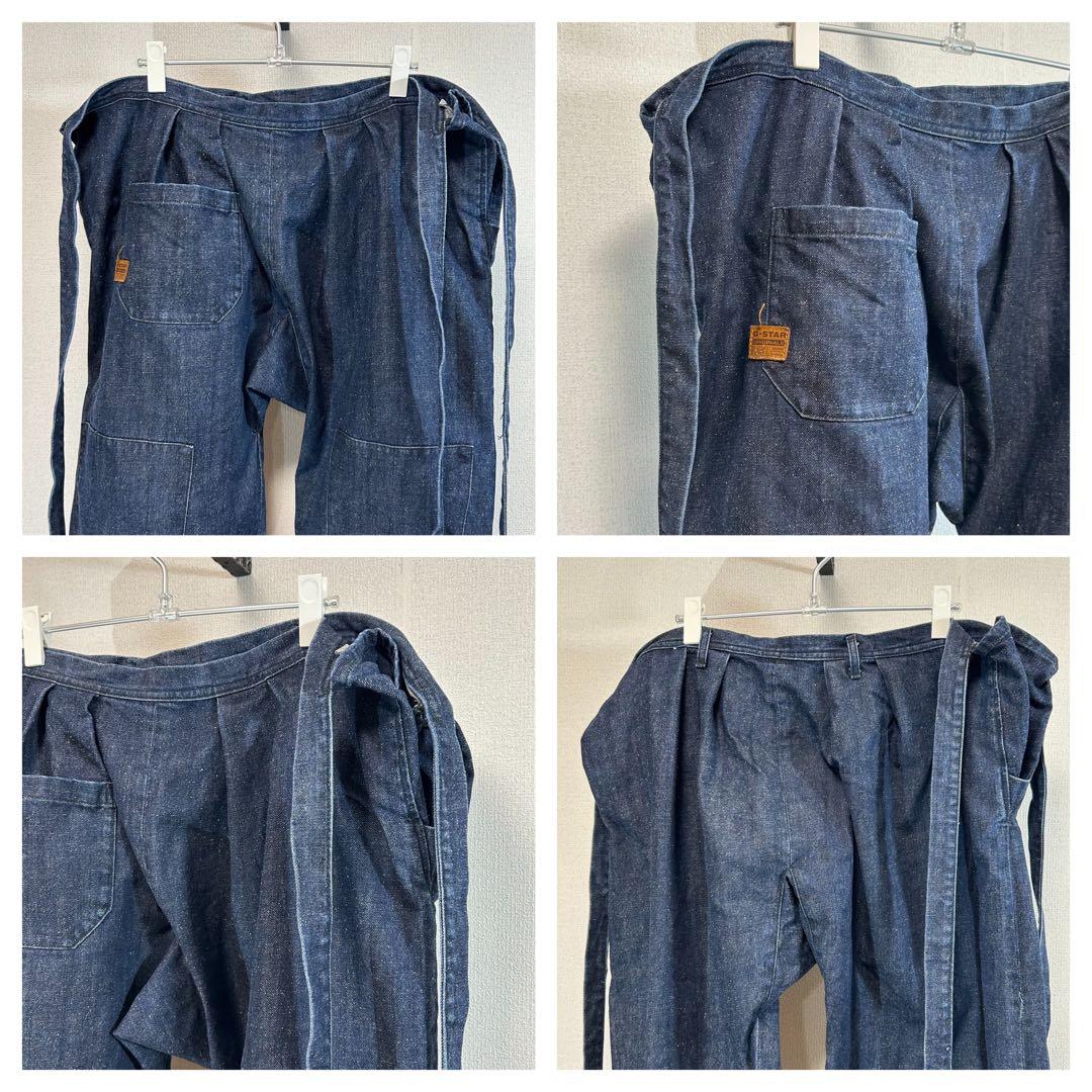 ジースターロウINAKAYAデニムパンツGパンダブルニールーズレアアメリカ古着