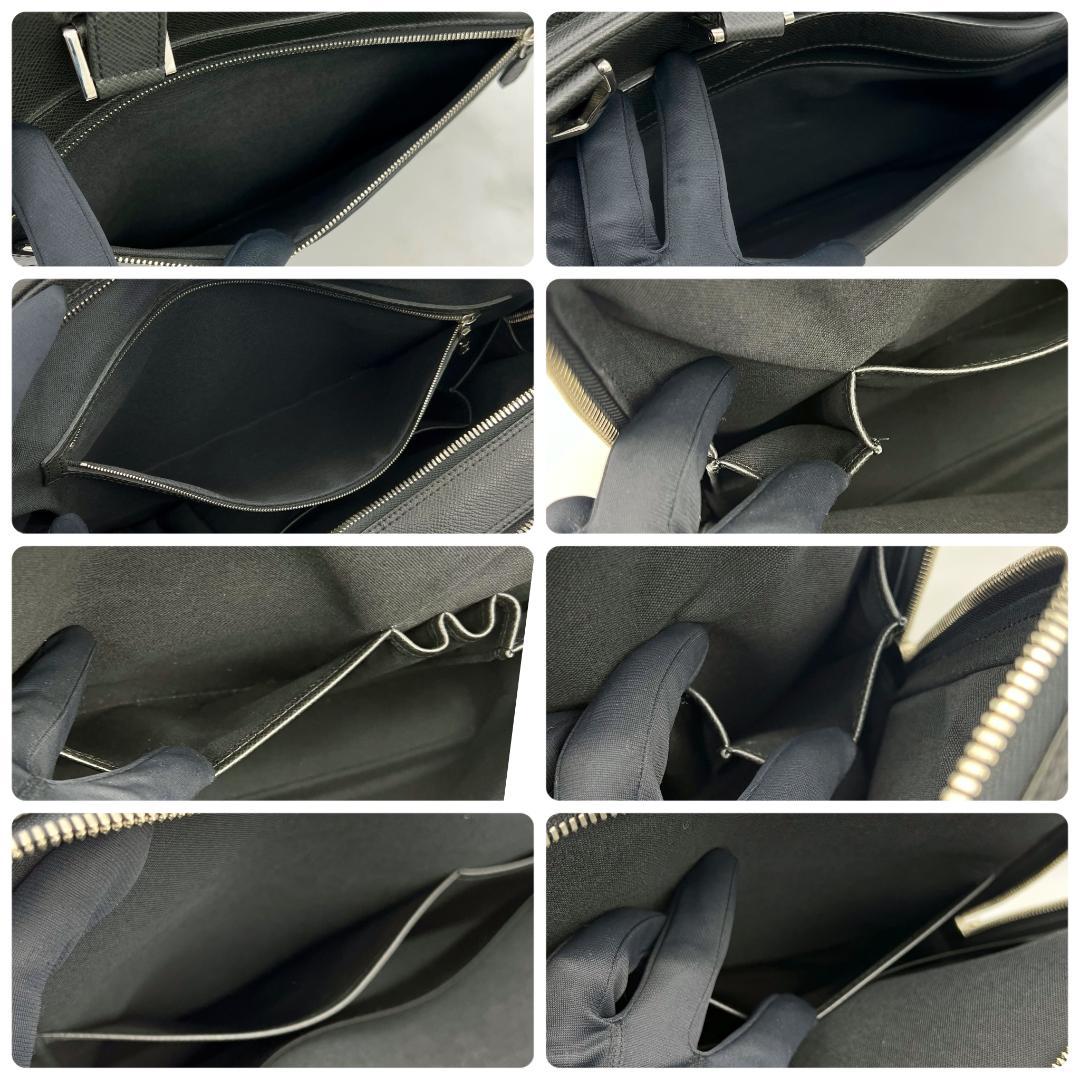 ルイヴィトン アレクサンダー タイガ ダークグレー ビジネス 斜め掛け シルバー