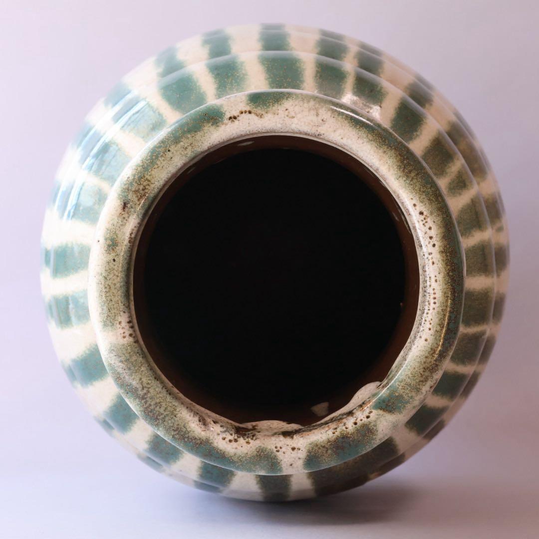 時代物 すだれ壺 約46.8cm