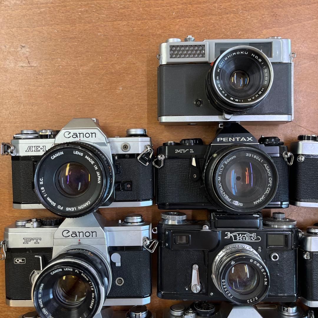 ジャンク　フィルムカメラ　一眼レフカメラ　10台
