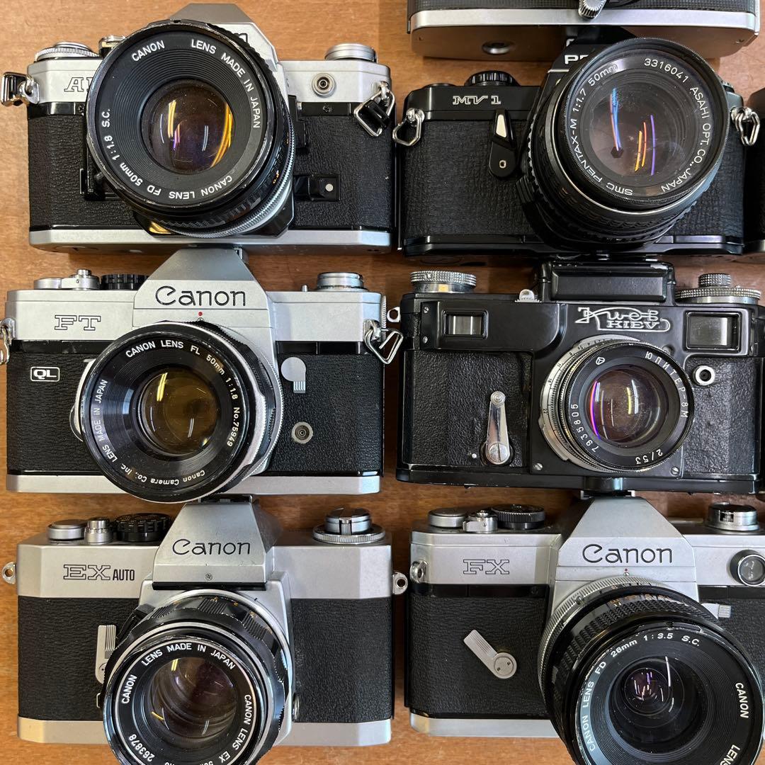 ジャンク　フィルムカメラ　一眼レフカメラ　10台
