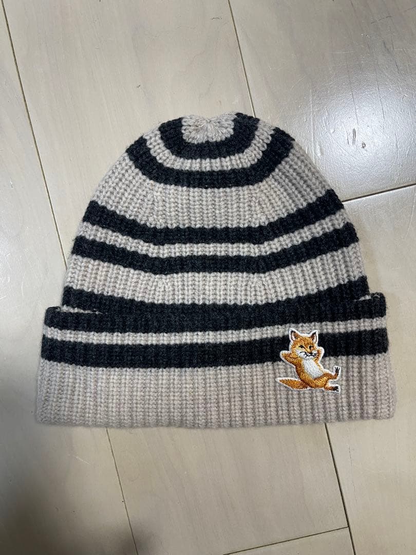 帽子 Maison Kitsune Chillax Fox Patch Beanie