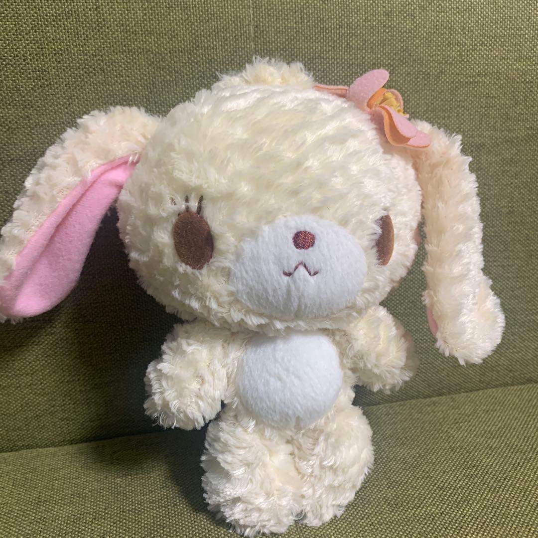 美品　当時もの　シュガーバニーズ　ぬいぐるみ　はなうさ　サンリオ　平成レトロ