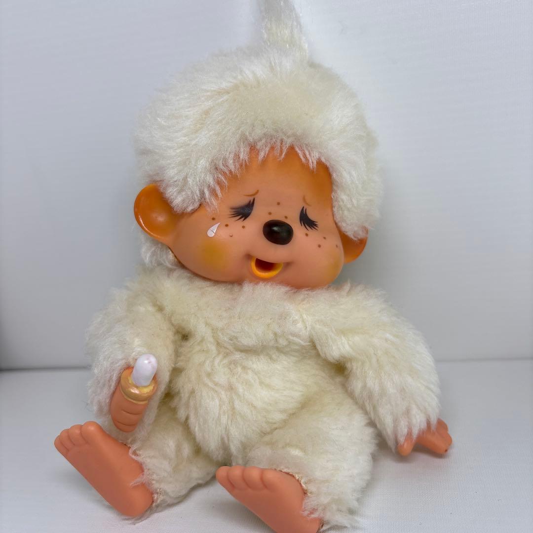 ビンテージ エンドーチェーン レインボー 女の子 モンチッチ 1435