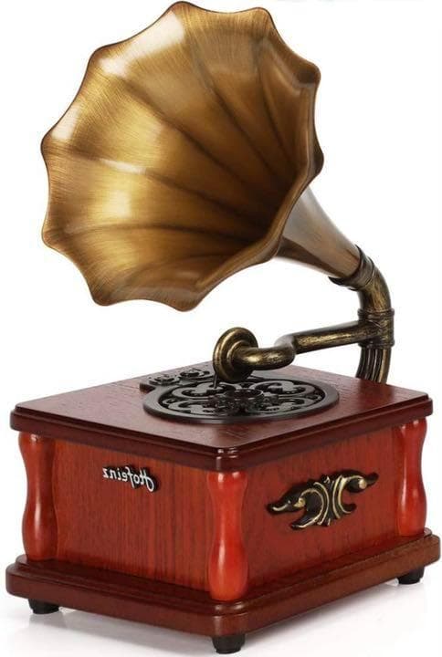レトロでアンティークな高級感溢れるデザイン♪❤想像を超えた超高音質★蓄音機