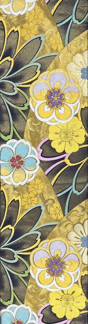 振り袖　フルセット　長襦袢付　成人式　金彩加工　刺繍入り　金通し　673