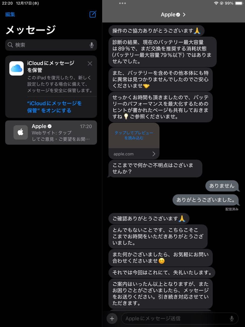 iPad mini 第5世代 64GB バッテリー最大容量89% ゴールド