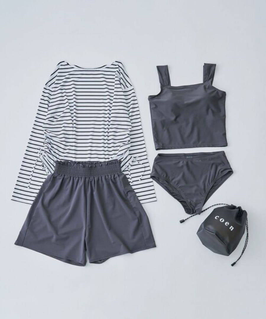 【ひしもち】コーエン　【5点セット】ボーダープルオーバー スイムウェア