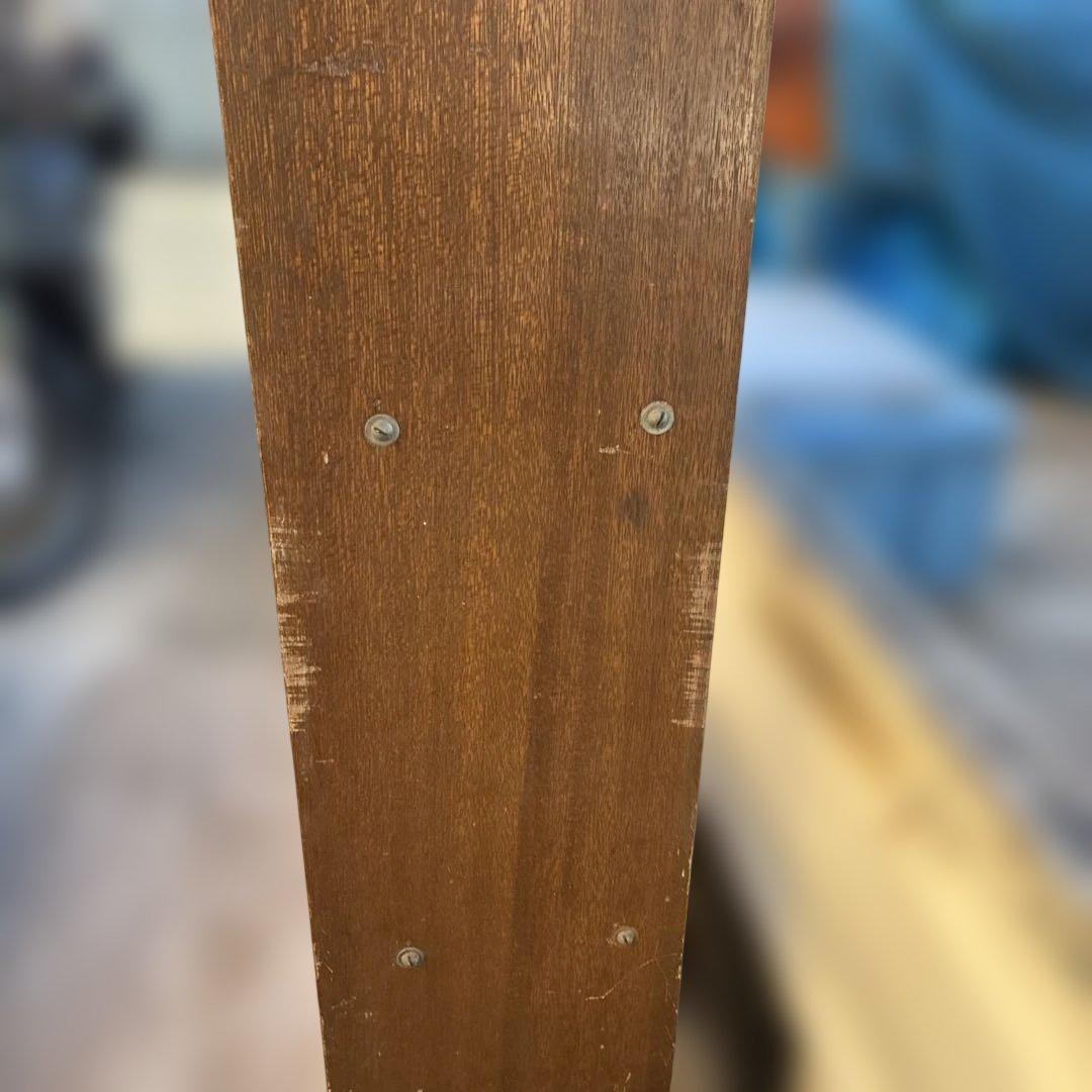 ヴィンテージレトロ　書棚　本棚　シェルフ　古家具　古道具　マイナスネジ6段172