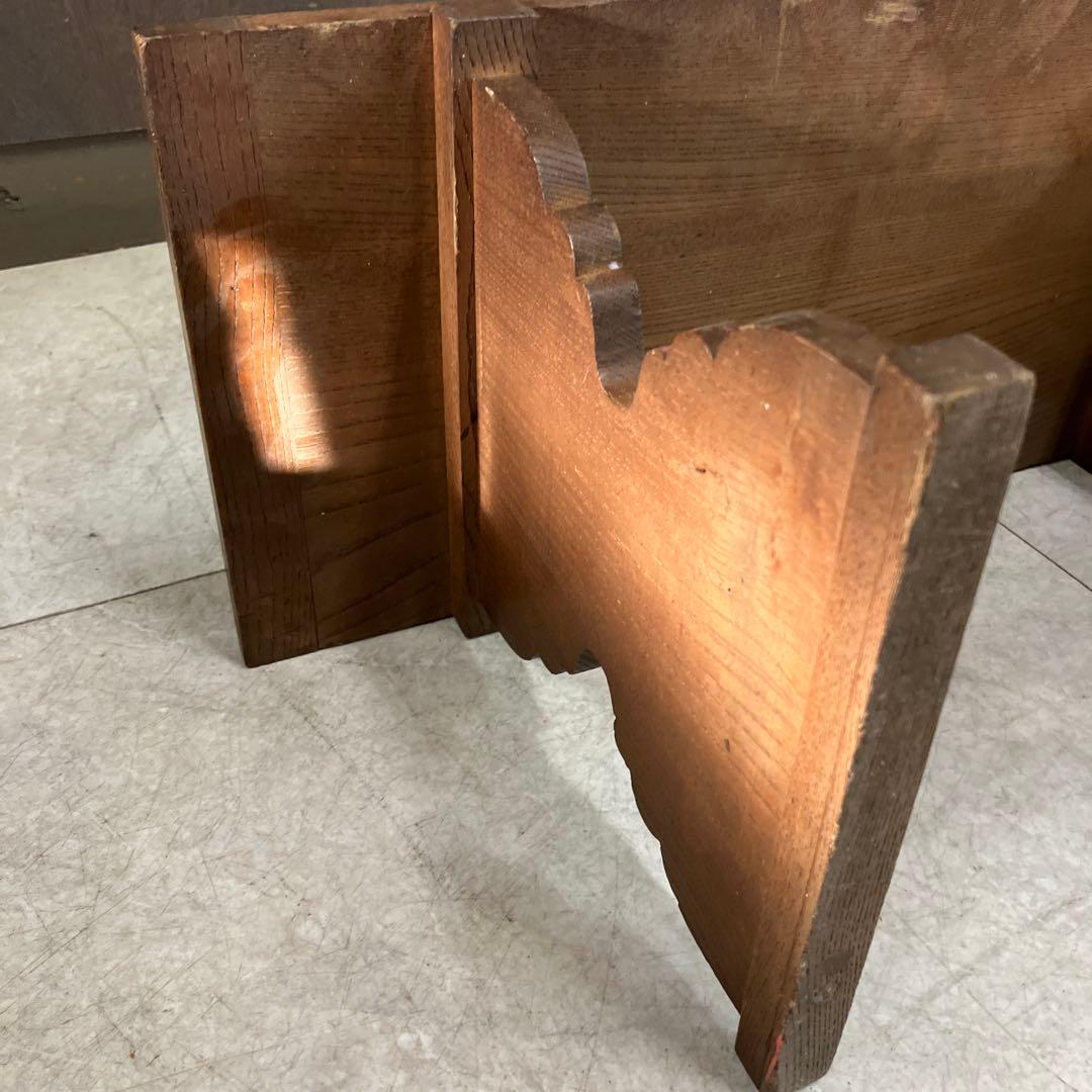 A-壁 昭和レトロ 文机 古家具 飾り台 花台 ローテーブル 無垢材 レトロ