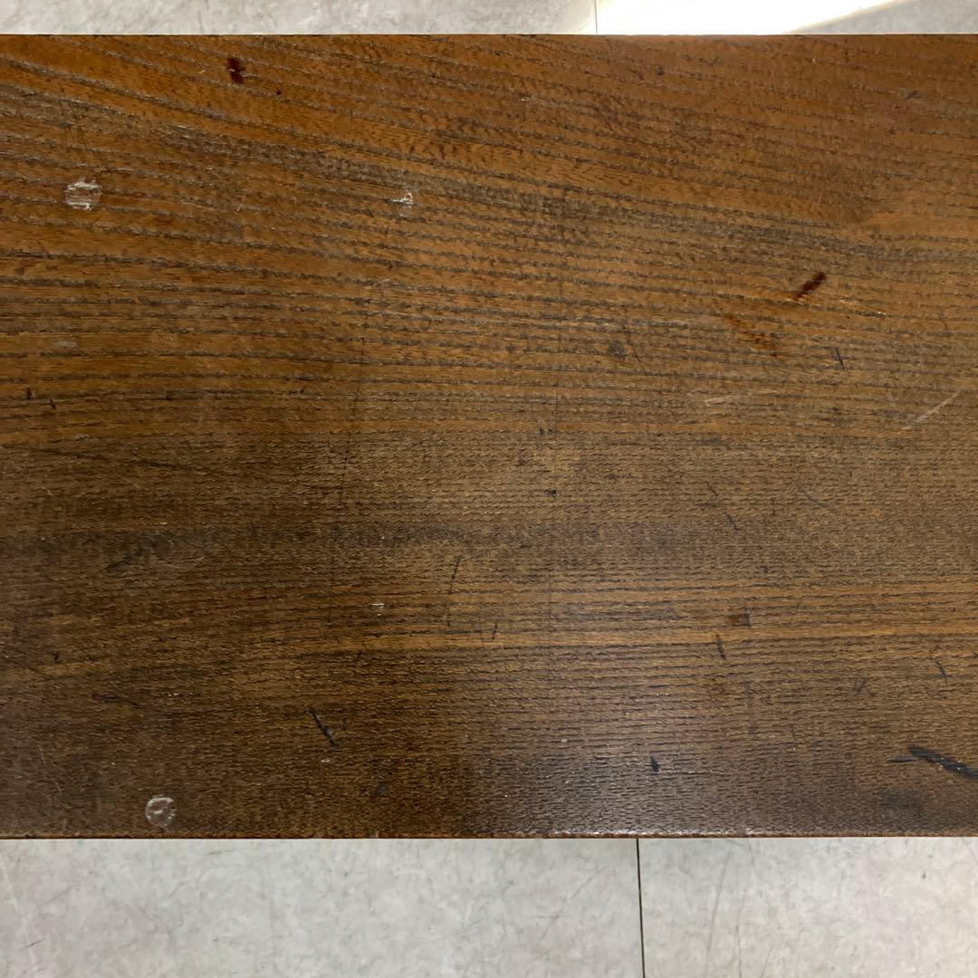 A-壁 昭和レトロ 文机 古家具 飾り台 花台 ローテーブル 無垢材 レトロ