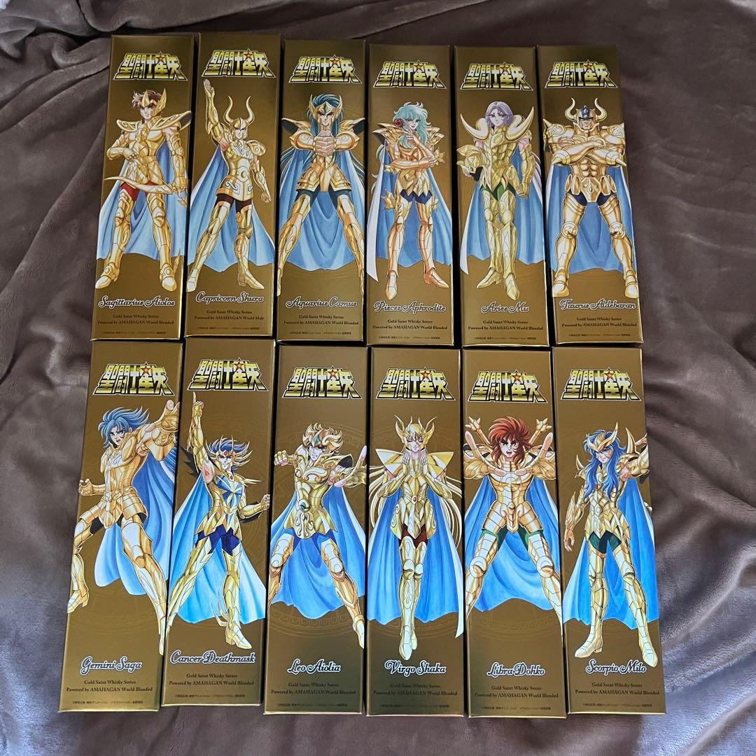 聖闘士星矢 ゴールドセイント ウイスキーシリーズ　12本