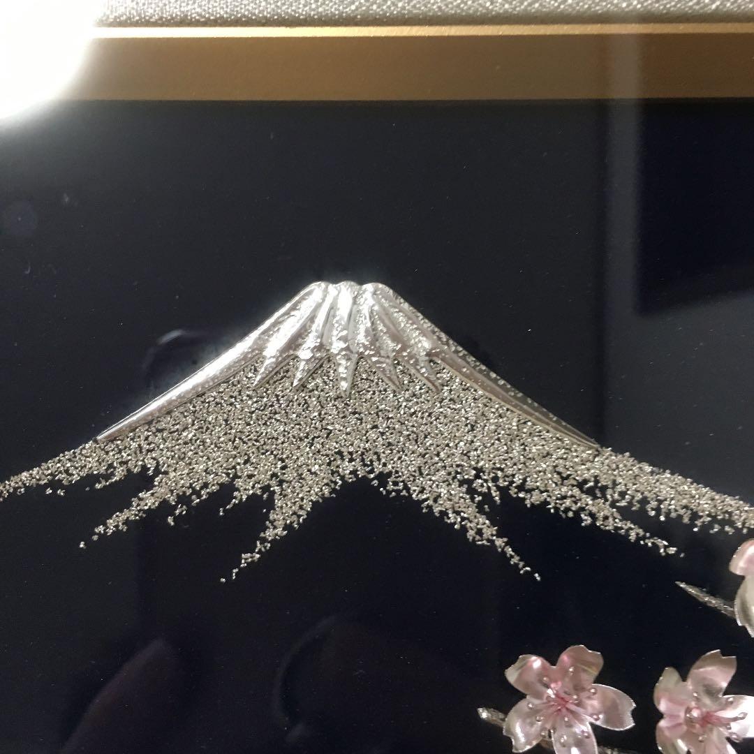 純銀製　貴金属画