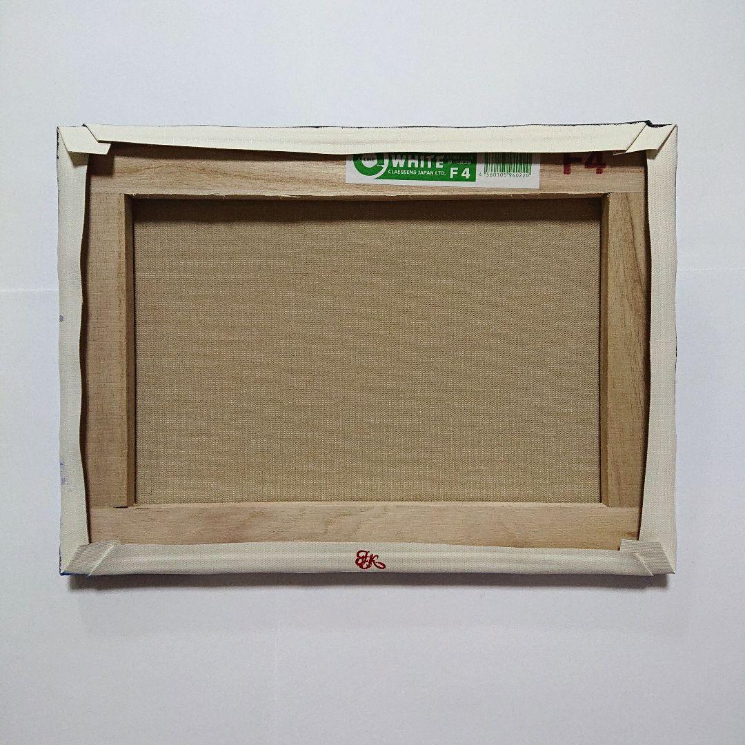 【Christmas③】アクリル画 F4 風景画 絵画