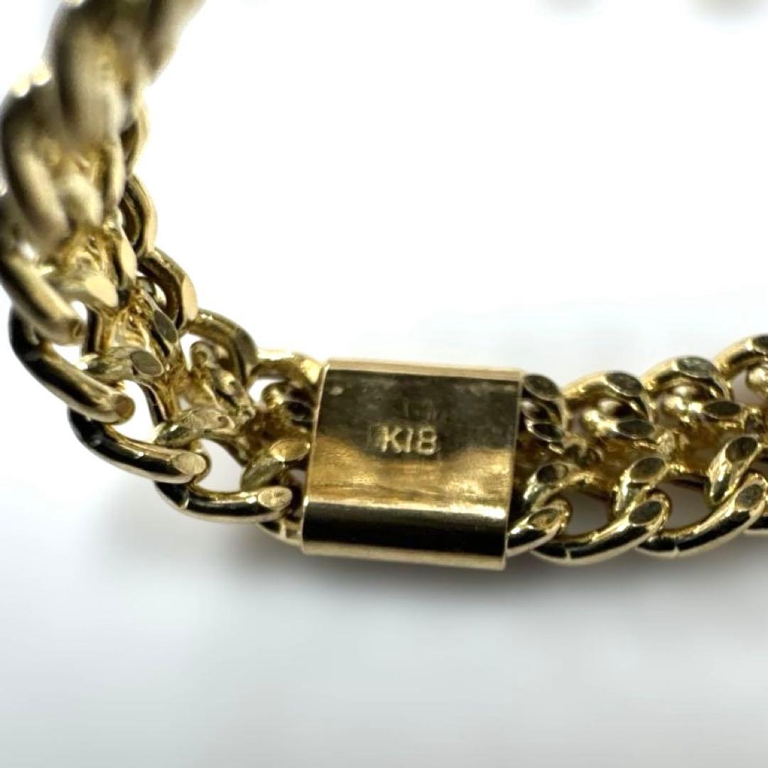 【ほぼ未使用品】K18 ビスマルク チェーンリング 喜平 大　L&Co.