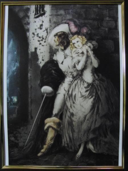 ルイ・イカール限定版・アールデコ/ダルタニアン、希少な額装用画集より