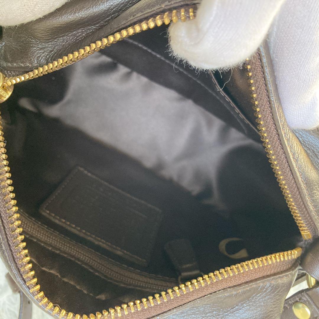 vintage coach archive y2k キャンベル カメラバッグ 茶