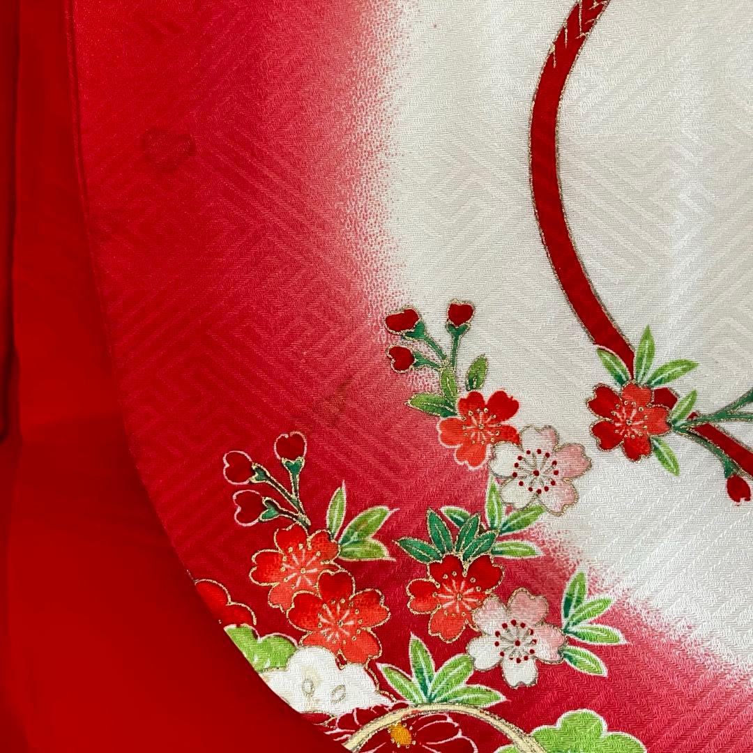 七五三　女の子　着物　アンティーク　三歳