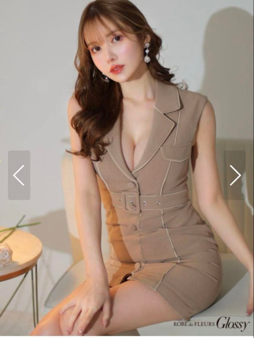 ROBEdeFLEURS ミニドレス　キャバドレス　xs