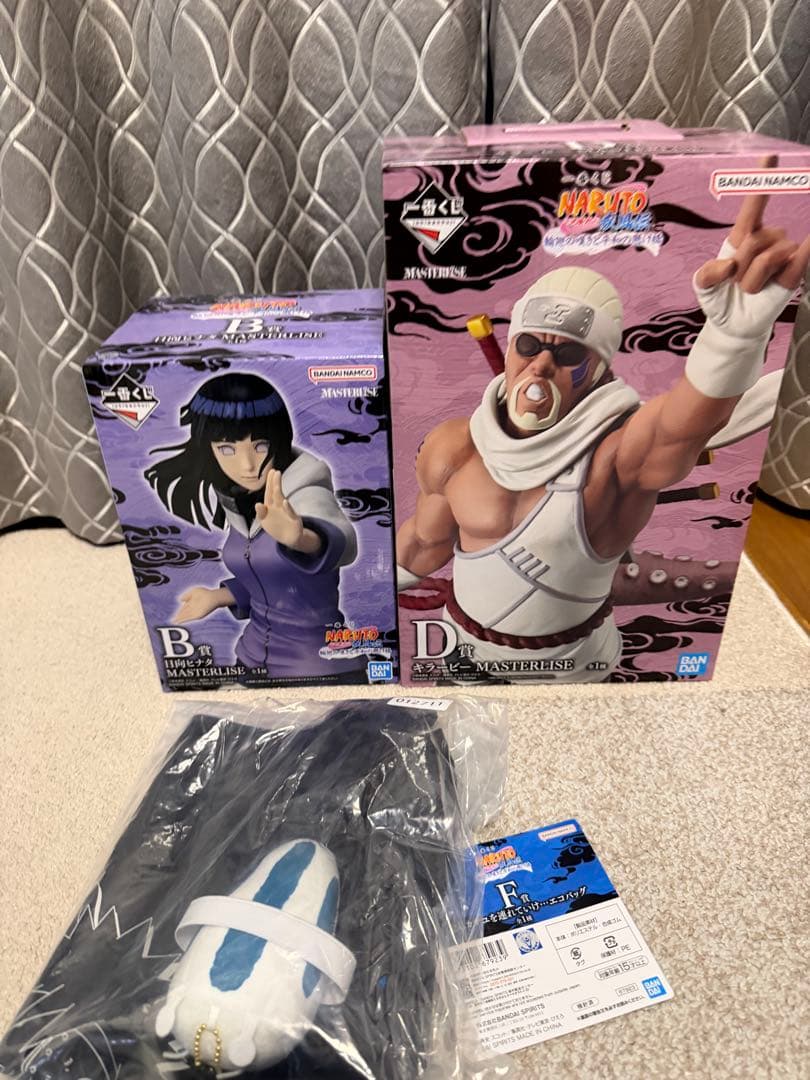 NARUTO 一番くじ B賞 日向ヒナタ D賞 キラービー F賞 カツユバッグ