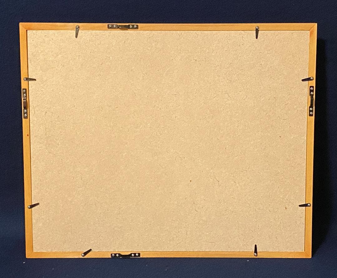 「真作」井上博幾「空を飛ぶ少年」人物画　油彩画　額装　サイン有り　F4号