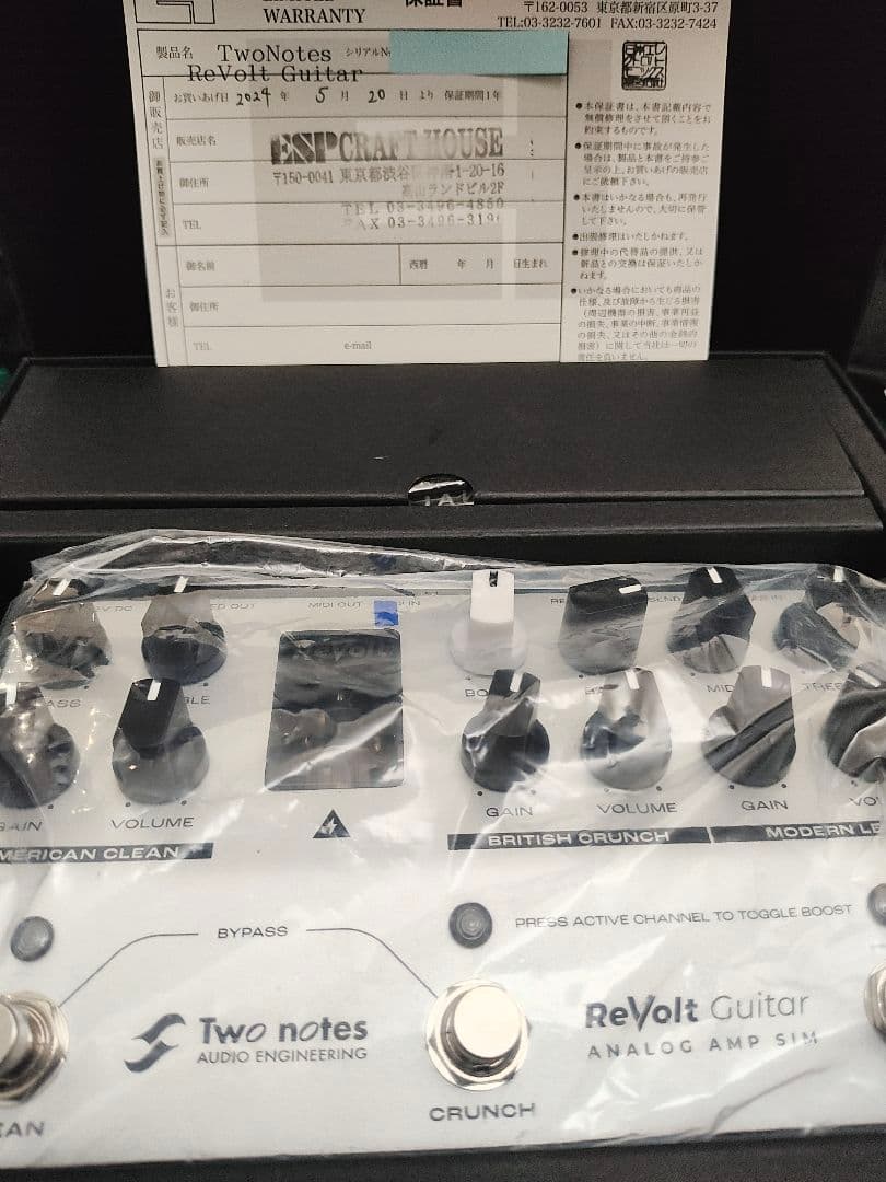 ギター Two Notes Revolt Guitar