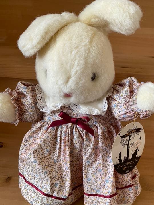 新品 オオイケ メルヘン街道からの贈り物 うさぎ ウサギ ぬいぐるみ レトロ