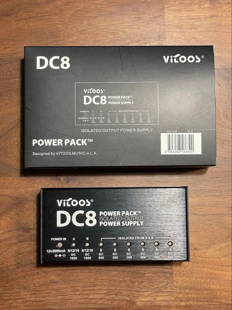 Vitoos DC8 パワーサプライ(アダプター、ケーブル有)