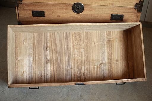 丸金具　時代箪笥3段　タンス