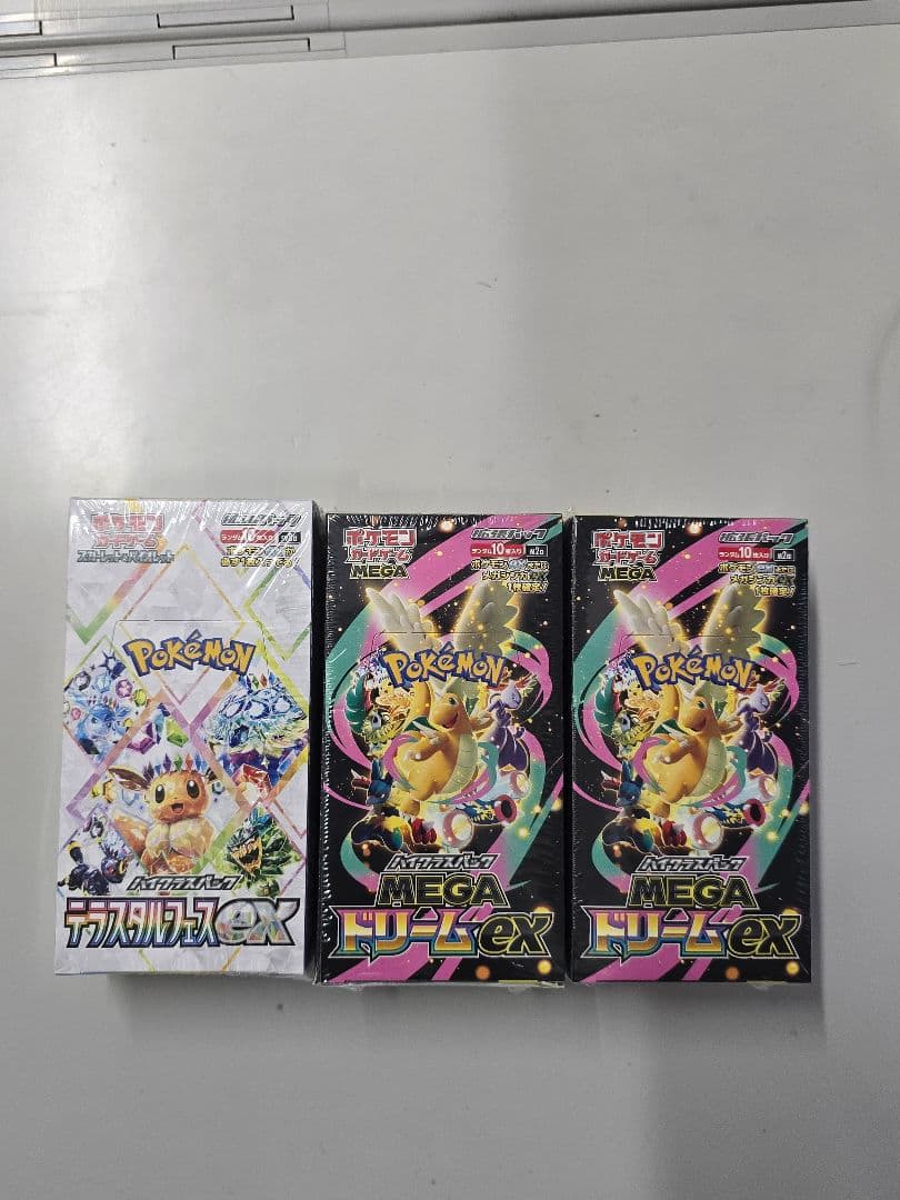 ポケモンカード MEGAドリームex 2box テラスタルフェスex　1box