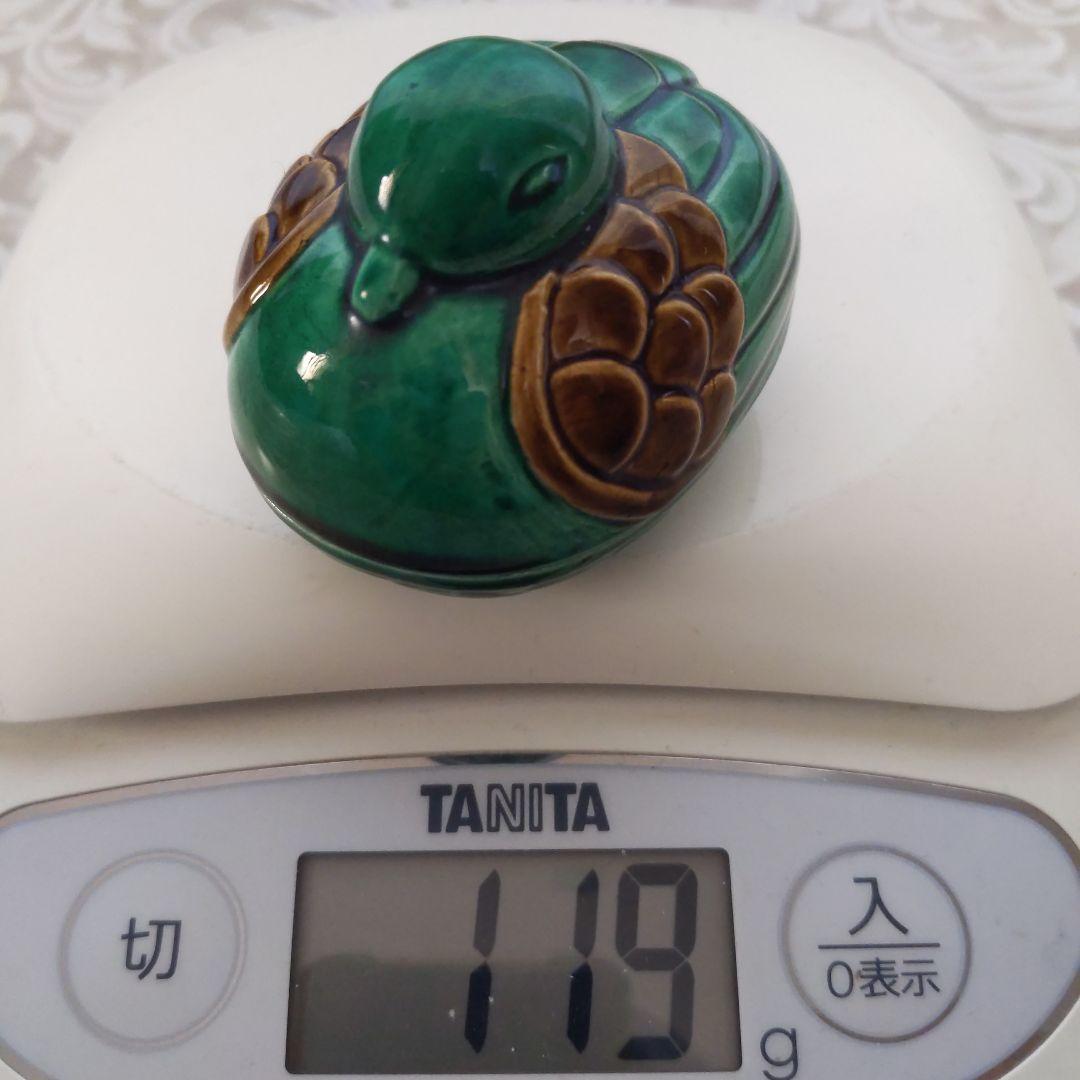 茶道具　香合　中村翠嵐　作　交阯　大鴨　表千家　裏千家　【匿名配送】