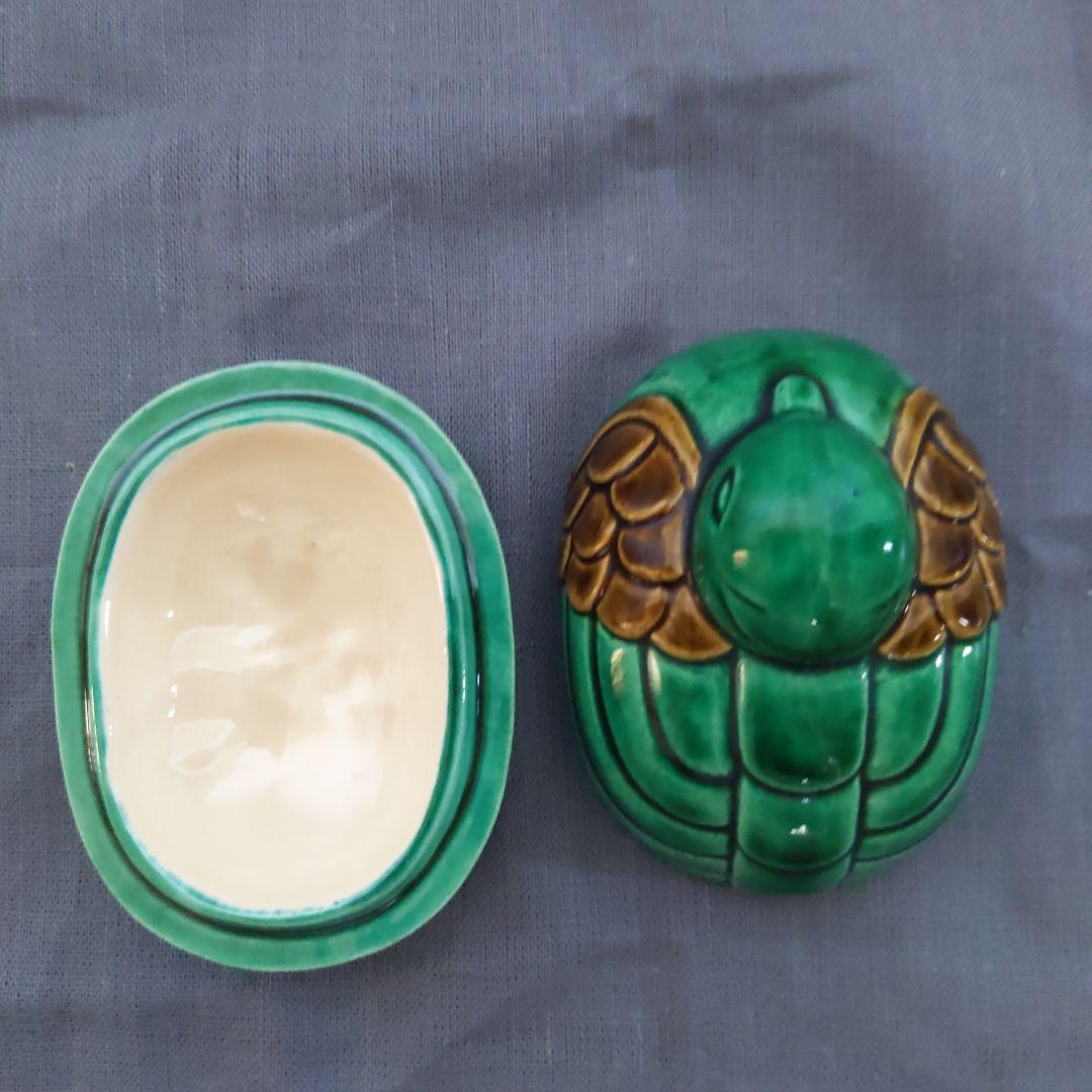 茶道具　香合　中村翠嵐　作　交阯　大鴨　表千家　裏千家　【匿名配送】