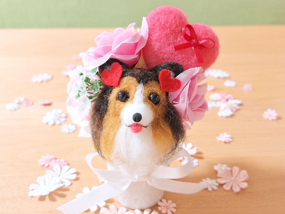 みーたん♪ 羊毛フェルト オーダー 愛犬 シェルティー ☆ シェットランド