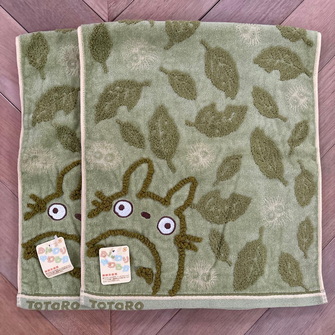 スタジオジブリ となりのトトロ タオル 6枚セット タオルセット6枚組（緑色）