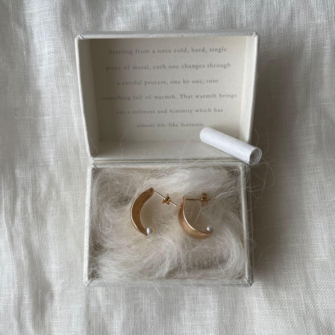 Atelier el Pearl+K10ピアス　新品試着のみ