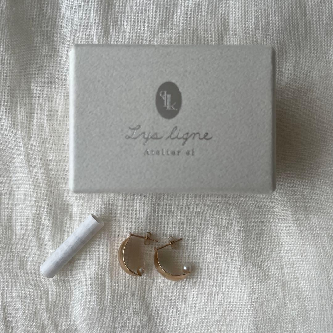 Atelier el Pearl+K10ピアス　新品試着のみ