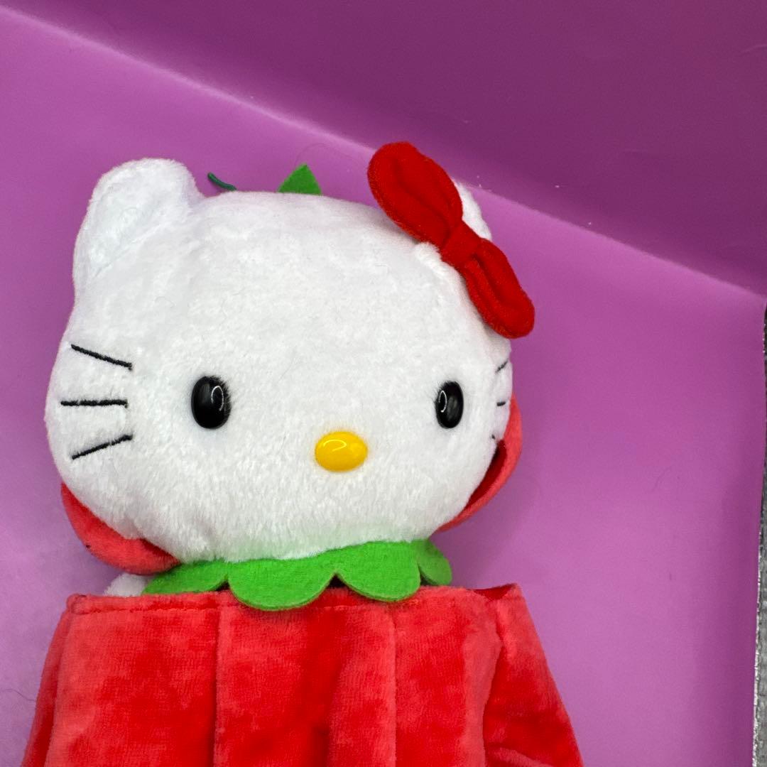 希少♡ハローキティ　りんご着ぐるみパペット人形　ぬいぐるみ　2002年