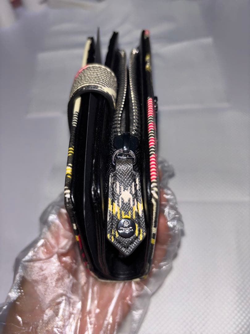 【値下げ済】　Vivienne Westwood タータンチェック 二つ折り財布