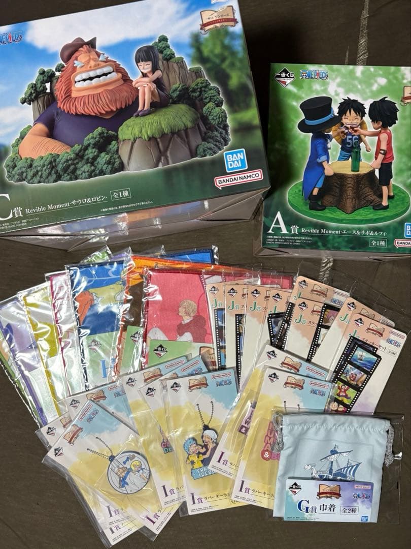 ワンピース　一番くじ　A賞　C賞　G賞(メリー)　H・Ｉ・J賞(全種)セット