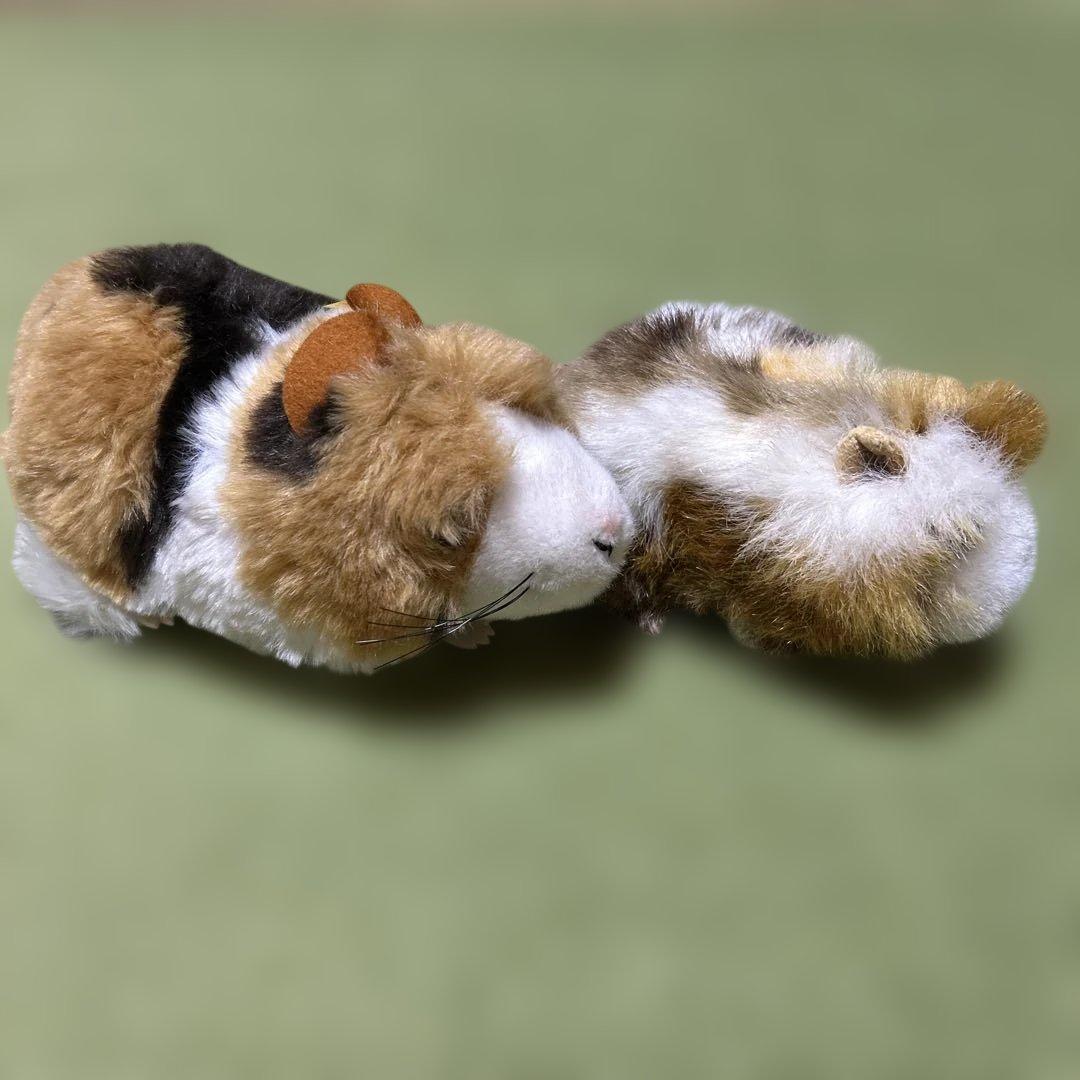 シュタイフアニマル　モルモット　ぬいぐるみ2体セット