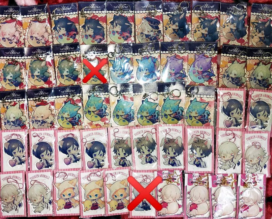 刀剣乱舞 夢ノ内 アクキー アクリルキーホルダー セット