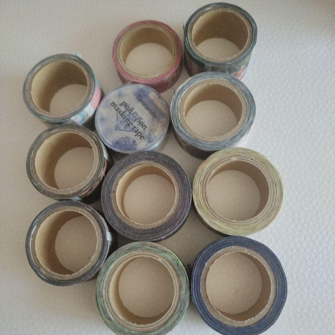 【巻き売り】国内作家 ponpon さん マスキングテープ