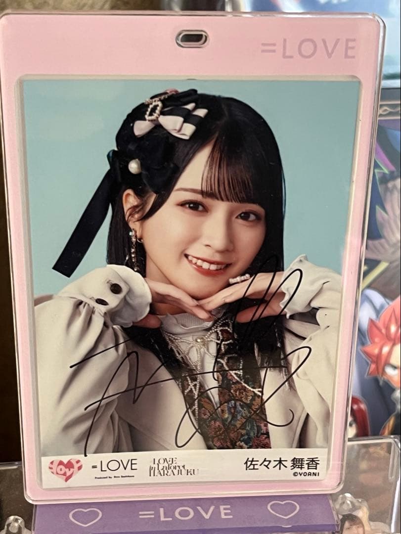 ち*ま様 イコラブ 佐々木舞香 直筆生写真ラフォーレ